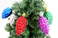 6pcs Christmas Pine Cones Bauble Xmas Tree Party Hanging Decoration Ornament - sparklingselections