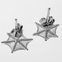 Sterling Silver Web Earrings - sparklingselections