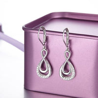 Silver Drop Earrings for Women - sparklingselections