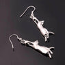 new Cat Charm Necklace And Earrings Set For Women