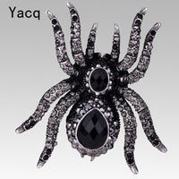 Spider Stretch Ring Halloween Party Gothic Jewelry Gifts Decorations For Women Girls - sparklingselections