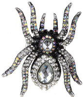 Spider Stretch Ring Halloween Party Gothic Jewelry Gifts Decorations For Women Girls - sparklingselections