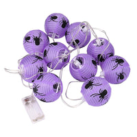 LED Purple String Lights Balls For Halloween Party Home Decor - sparklingselections