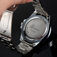 New Men Luxury Stainless Steel Wrist Watches - sparklingselections