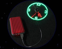 Min Clock  Fan 3D Projection - sparklingselections