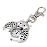 Silver Unisex Vintage Slide Smart Owl Pendant Antique Necklace