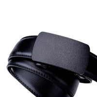 Men Genuine Leather Automatic Buckle Stylish Belt - sparklingselections