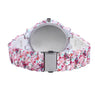 New Women Floral Printed Analog Wrist Watch