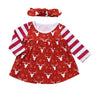 Newborn Infant Baby Girls Christmas Outfit Clothes Cotton Costume