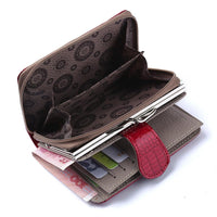 New  Women Leather Hand Clutch Bag Zipper Wallet - sparklingselections