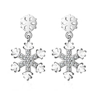 Romantic Snow Stud Earrings - sparklingselections