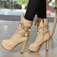 women Extreme High Heels Ankle Boots for winter - sparklingselections
