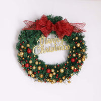 Merry Christmas Wreath 40cm Window Door Decorations - sparklingselections