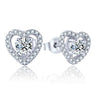 Stylish Fine Jewelry Romantic Heart Stud Earrings