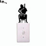 Girl Playing Cello Silhouette Wall Sticker