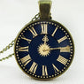 Cabochon Jewelry Vintage Antique Silver Alloy Necklaces For Women