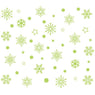 New Christmas Snowflake Luminous Removable Wall Sticker