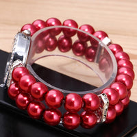 Vogue Pearl Bracelet Watches Ladies Special Gifts Women Watches Jewelry for Party Wedding - sparklingselections