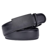 Genuine Leather Belt Elegant Ratchet Automatic Buckle Belts for Men - sparklingselections