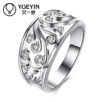 Silver Plated Wedding Ring for Women - sparklingselections