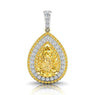 White Gold with Top Crystal Necklace for Women