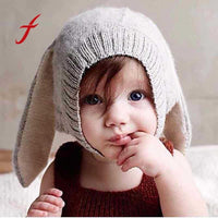 Baby & Toddler Bunny Beanie Caps for Winters & Autumn - sparklingselections