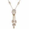 Multi Skeleton Skull Tassel Pendant Necklace