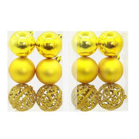 6Pcs Set Christmas Balls Baubles Party Christmas Decorations For Home - sparklingselections