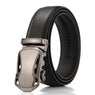 Men Car Shaped Automatic Buckle Black Belt