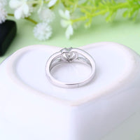 Women's Heart Rings with CZ Stones - sparklingselections
