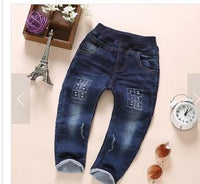 new spring and autumn kids casual jeans size 348t - sparklingselections