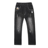 New Spring and autumn kids black jeans size 234t