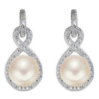 Infinity Bridal Earrings For Women's - sparklingselections