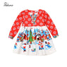 Baby Girls Floral Christmas Party Special Dress for Winters & Autumn