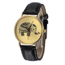 Distinctive Elephant Patterns Women PU Leather  Watch