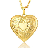 Heart-shaped Pendant  Necklace - sparklingselections