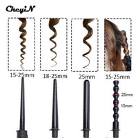 Women 4 in 1 Digital LCD Hair Curler Rollers  Hair Styling Tools - sparklingselections