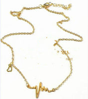 Gold Charm Pendant Necklace - sparklingselections