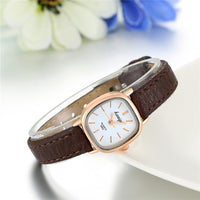 Leather Female Quartz Watch - sparklingselections