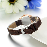 Leather Female Quartz Watch - sparklingselections