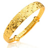 Snowflake Trendy Gold Color Bangle for Women