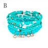 Stretch Acrylic Beaded  Bracelet Bangle