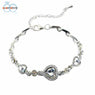 Silver Plated Charm Bracelet Bangle