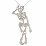 Skull Bone Skeleton Pendant Necklace