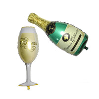 New Year Champagne Foil Balloons For Kids - sparklingselections