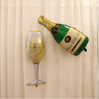 New Year Champagne Foil Balloons For Kids - sparklingselections