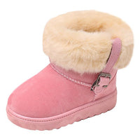 Kids Cotton Winter Warm Beautiful Snow Boots - sparklingselections