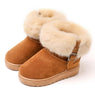 Cotton Winter Warm Brown kids Snow Boots