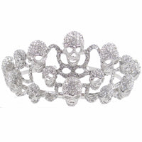 Women's Skull Bone Skeleton Hairband Head Tiara Crown - sparklingselections