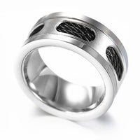 Men's Silver Stainless Steel Rings - sparklingselections